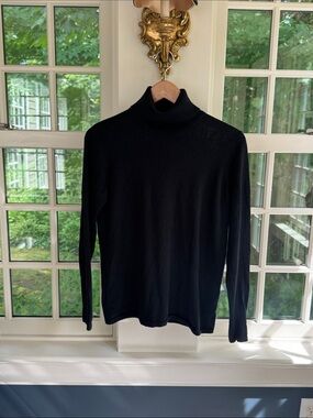 Ralph Lauren Black Wool Turtleneck